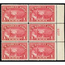 Q1, Mint NH ¢ Plate Block of Six SCV $175.00 * Stuart Katz