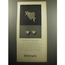 1957 Tiffany & Co. Jewelry Advertisement - Valentine Present