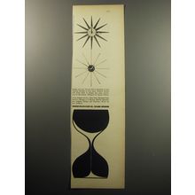 1957 Howard Miller Clocks by George Nelson Ad - Spokes and stars that tell time