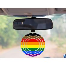 Philadelphia Pride Flag 3 inch Wind Spinner LGBTQIA+ Community Birthday Gift