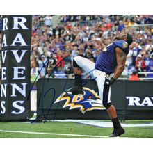 Autographed Ray Lewis 8 x 10 Photo Signed