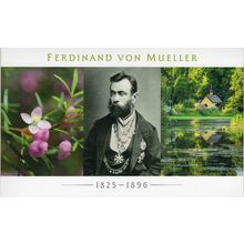 STAMP PACK: 2025, FERDINAND VON MUELLER, BOTANIST, MINI SHEET + SET OF 2 STAMPS.