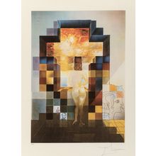 Salvador Dali (1904-1989). Lincoln in Dalivision, 1977 version 12 Poster Canvas