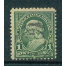 Used 279 1c Benjamin Franklin Average Plus M04360