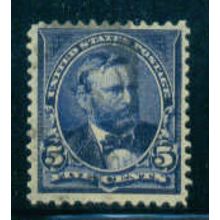 Used 281 5c Ulysses S. Grant Fine M05050