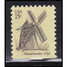 1740 15c Windmill Fine MNH Dry Gum BPS Bottom V4922