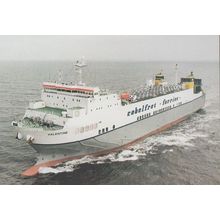 DWT Valentine Vehicle Carrier Euroship Services Ship Postcard