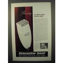 1941 Remington Rand Foursome Electric Shaver Ad