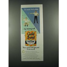 1955 Gold Bond Craftone Masonry Paint Ad