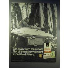1971 Old Gold Cigarettes Ad - Away From the Crowd