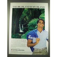 1986 United Airlines Ad - The Big Island is My Island