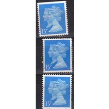 ENGLAND GREAT BRITAIN [1990] MiNr 1240 ex ( O/used ) [01] Machin Spezial 15p bla