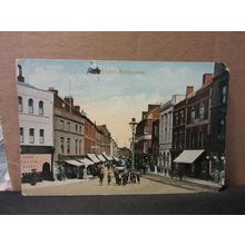 FORE STREET, BRIDGEWATER, SOMERSET. used antique postcard by Valentine 1910 pm #