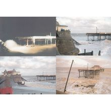 Cromer Pier Disaster Full Set of 8 Rare Norfolk Postcard s