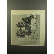 1953 Lord & Taylor Tumbler Towels by Tammis Keefe Advertisement