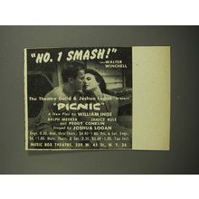 1953 Picnic Play Ad - No. 1 Smash - Walter Winchell