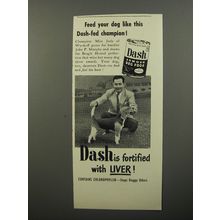 1953 Armour Dash Dog Food Ad - Beagle Hound Miss Judy of Wyckoff