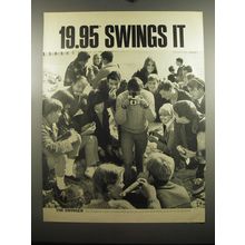 1967 Polaroid Swinger Camera Advertisement - 19.95 Swings it
