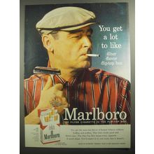 1956 Marlboro Cigarettes Ad - Golfer