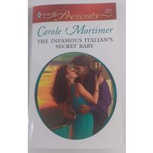 the infamous italian's secret baby by carole mortimer paperback fiction novel