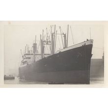 African Pilot Ship Break Bulk Cargo Moore Shipbuilding Co Rare Photo