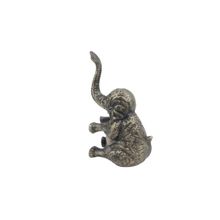 Rustic Gold Cast Iron Elephant Metal Door Stop 8""