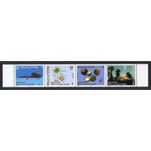 Wallis and Futuna Legends of the Pacific strip of 4v 2003 MNH SG#832-835