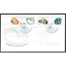 Cocos (Keeling) Is. Living Shells 4v FDC 2007 SG#430-433 Sc#345-347