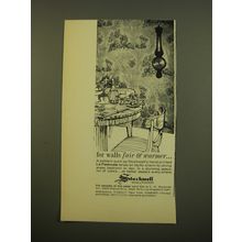 1961 Stockwell La Pastorale Wallpaper Ad - For walls fair & warmer
