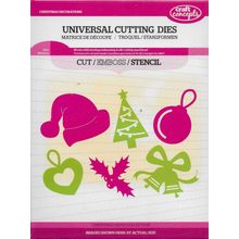 Craft Concepts. Christmas Decorations Die Set. Die Cutting Cardmaking Crafts