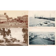 North Jetty Port Elizabeth Algoa Bay South Africa 3x Old Postcard s