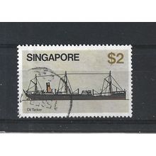 Singapore.SG374 $2 Murex (tanker).Fine Used.Jun25