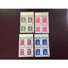 ICOLLECTZONE Costa Rica RA61-64 blocks VF NH