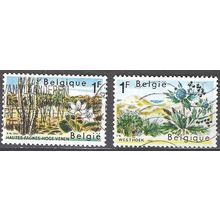 Belgique 1967 Michel 1468 - 1469 O Cote (2008) 0.60 € Réserves naturelles