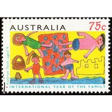 Australia 1994 Year of the Family 75c Used Stamp .