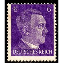 Germany 1941 Reich Hitler 6Pf Used Stamp .