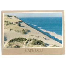 LONG NOOK BEACH, TRURO, CAPE COD, MASSACHUSETTS used postcard.1988 =