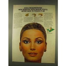 1977 Prince Matchabelli Aziza Shadow with Sealer Ad