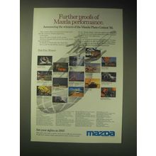 1989 Mazda Motor Corporation Ad - Further proofs of Mazda performance
