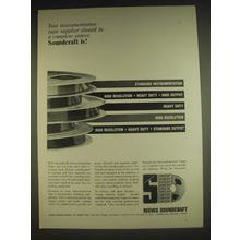 1963 Reeves Soundcraft Instrumentation Tapes Ad - Your instrumentation tape