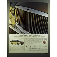 1964 Vanden Plas Princess Car Ad - Many luxury cars cost more