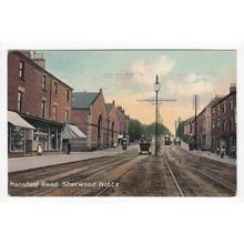 Mansfield Road Sherwood Postcard Nottingham 1913 Clumber Series