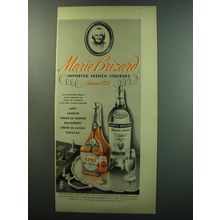 1949 Marie Brizard Apry and Anisette Liqueur Advertisement