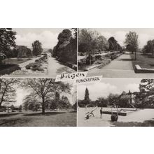 Hagen Funckepark German Park Real Photo Old Postcard