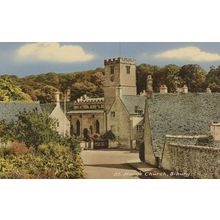 St Marys Church Bibury Gloucester Friths 1960s Postcard