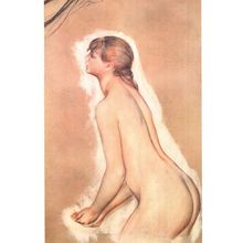 Renoir Study For The Grandes Baigneuses Chicago Painting Postcard