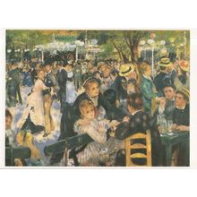 Auguste Renoir Bal Du Moulin De La Galette French Painting Postcard