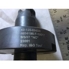 INGERSOLL 43-125-0040R,4694196-F-10017,23981, CRL16369R03 MILLING CUTTER,AN