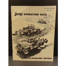 'Jeep' Operation Data Willys-Overland Motors Book Brochure 1948