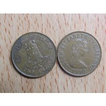 Jersey 1990 Elizabeth ll 1p Coin